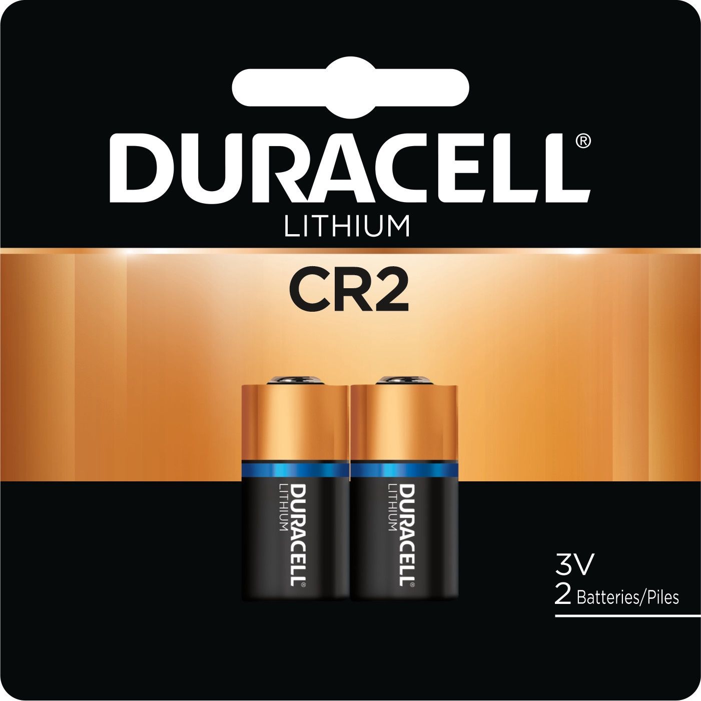 Duracell® CR2 3V High Power Lithium Batteries, Pack of 2 - Retail $13.99