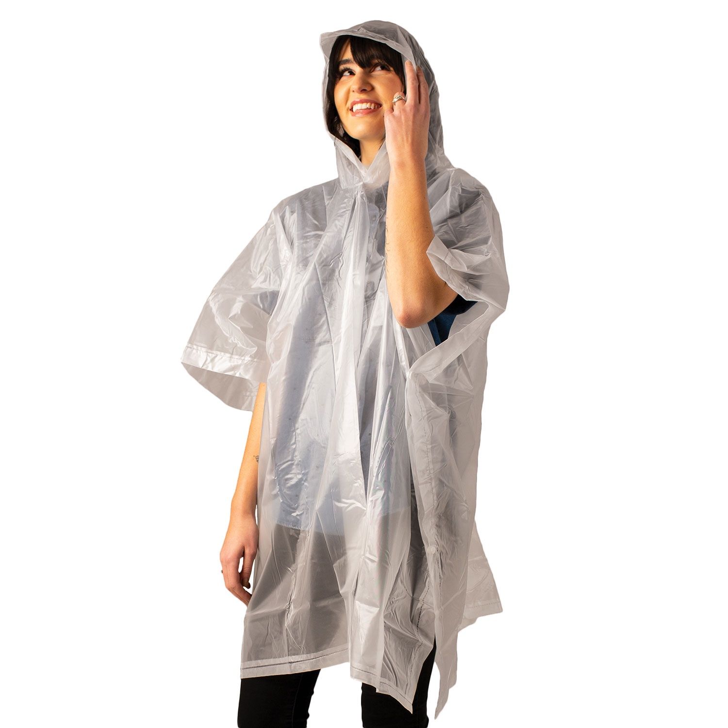Stansport Adult Peva Hooded Rain Poncho Retail $9.99
