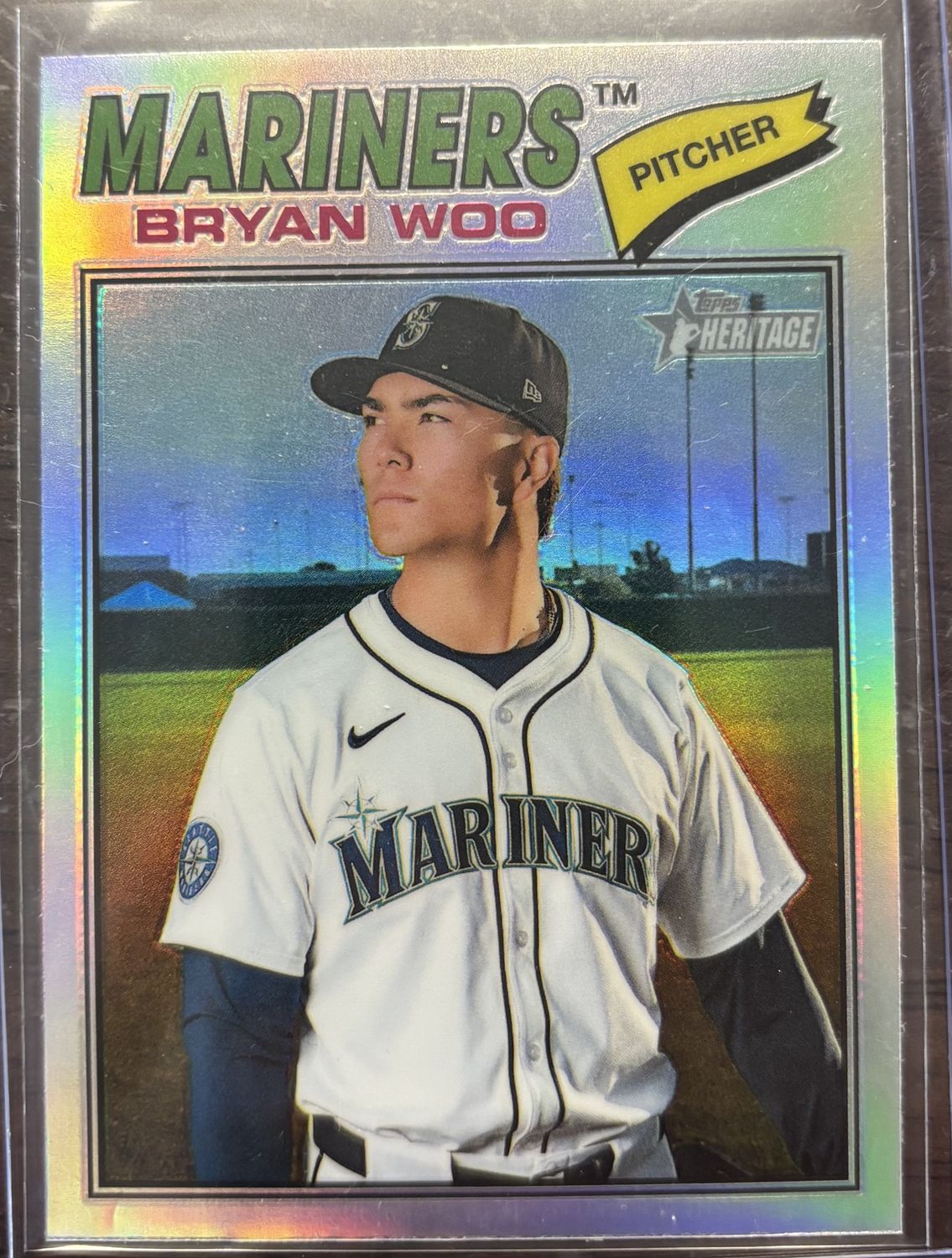 2026 Topps Heritage - Bryan Woo #99 Refractor - $24.00