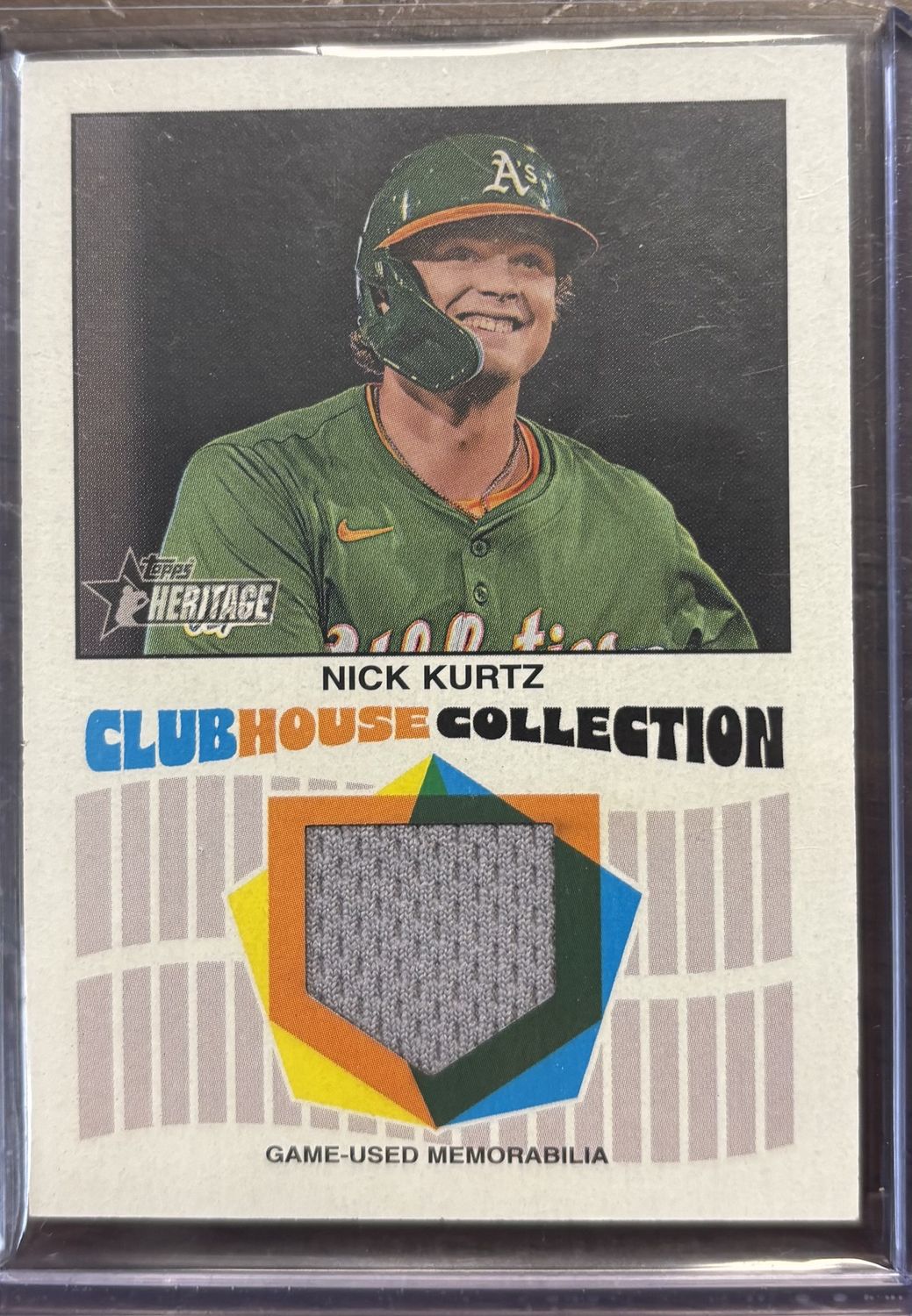 2026 Topps Heritage - Nick Kurtz CCR Relic - $30.00