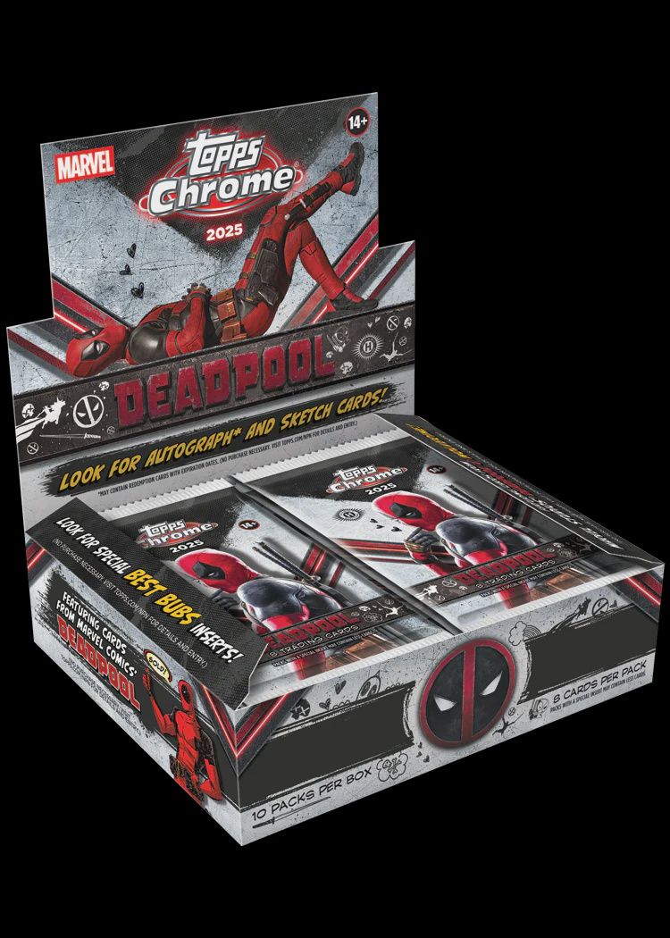 2025 Topps Chrome® Deadpool - Hobby Box