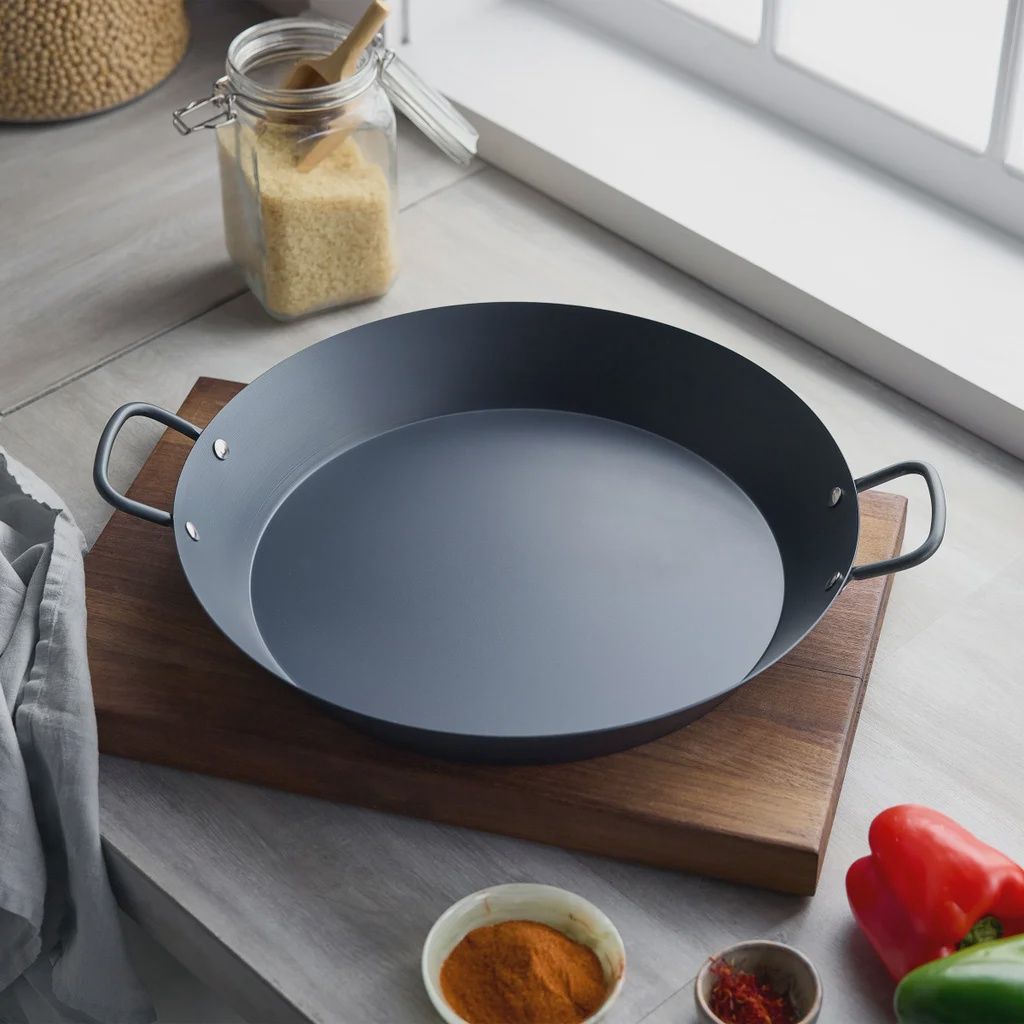 GreenPan 15” Pre-seasoned Carbon Steel Paella Pan - Retail $38.99