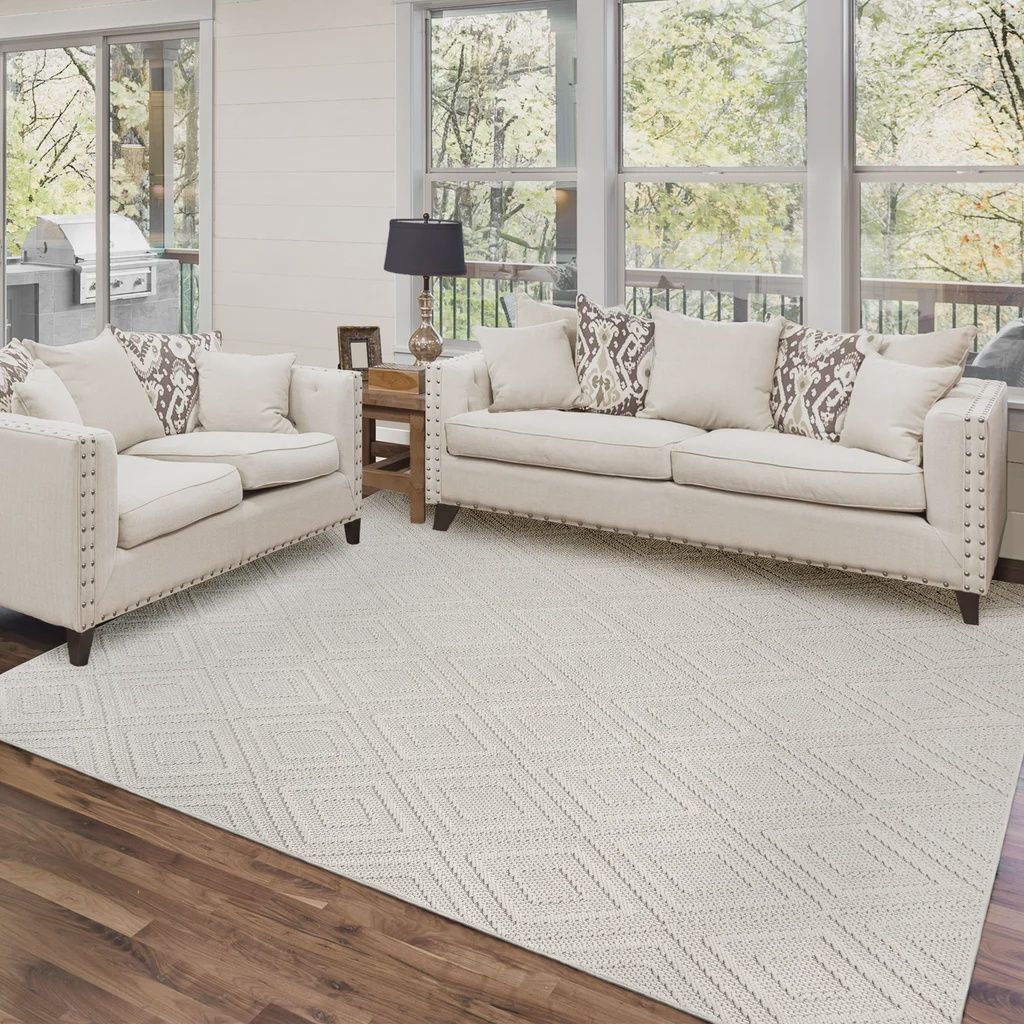 Regent Area Rug Collection, Mallory Cream - Retail $149.99