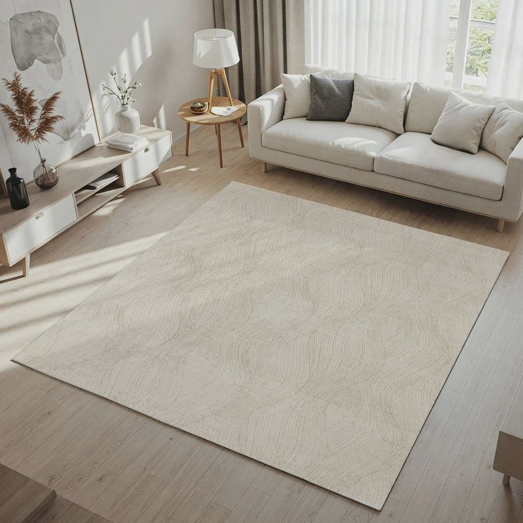 Gertmenian Foxwood Collection Conner Cream Indoor Area Rug - Retail $429.99