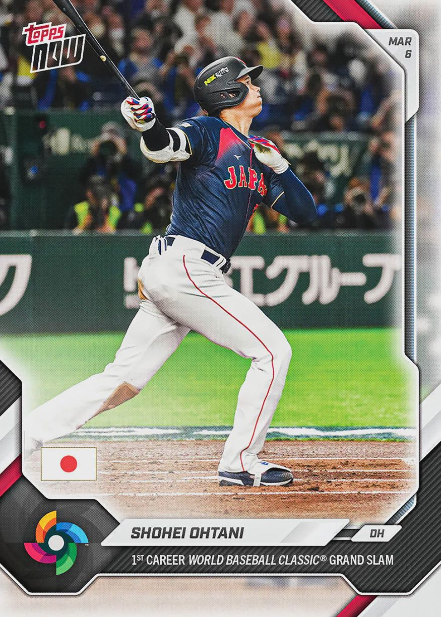 Shohei Ohtani - 2026 World Baseball Classic Topps NOW® - Card 4 - PR: 132,078