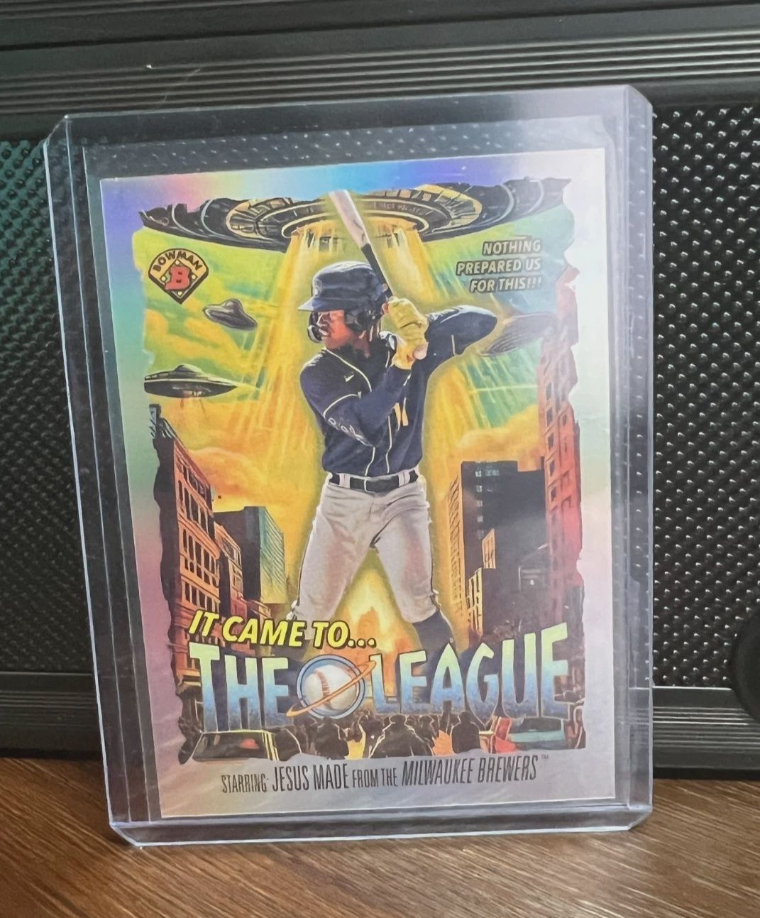 2025 Bowman Chrome Jesus Made It Came to the League #IT-14 Brewers