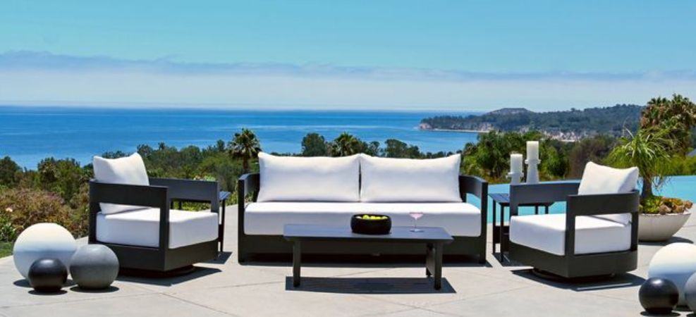 Santino® 6-pc Seating Set with Swivel Chairs - Retail $2,999.99