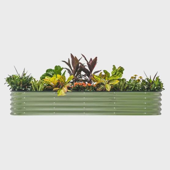 Vego Garden 14” Tall 9 in 1 Modular Metal Raised Garden Bed Kit - Retail $129.99