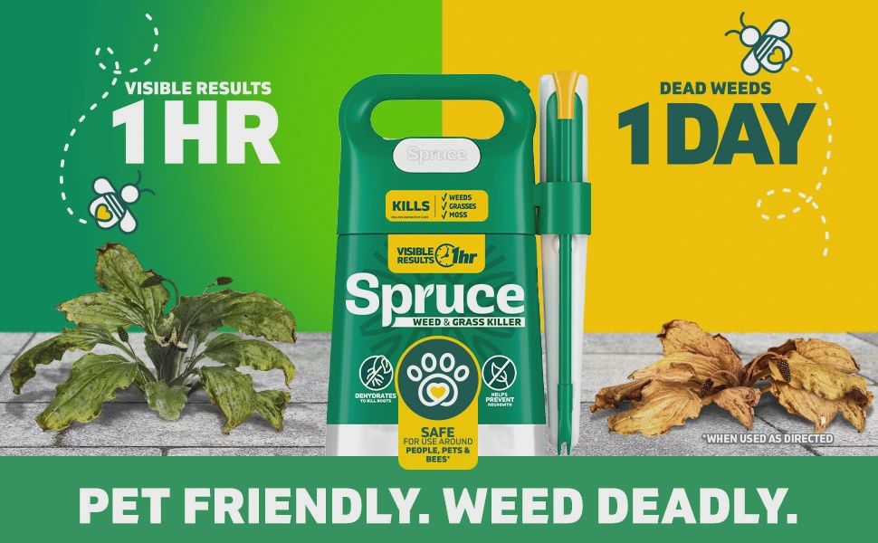 Spruce Snap &amp; Spray Weed &amp; Grass Killer Powered Starter Kit