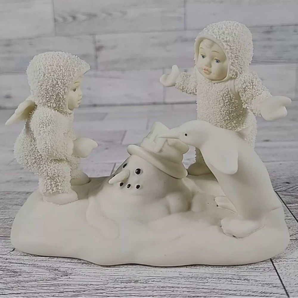 Dept 56 Melting Snowman Snowbabies