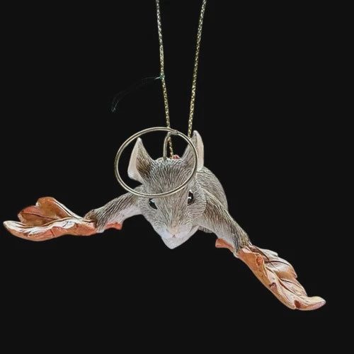 Charming Tails Christmas Angel Flights of Fancy Mouse Ornament Fitz &amp; Floyd