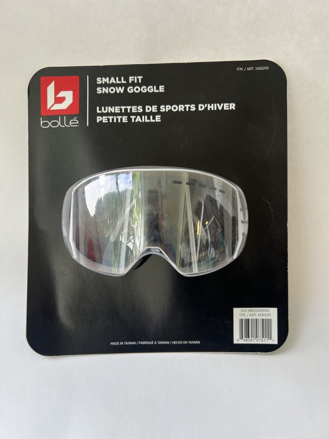 Bolle Youth Double Lens Vented Black Small Fit Ski Snow Goggles with Bag Sealed