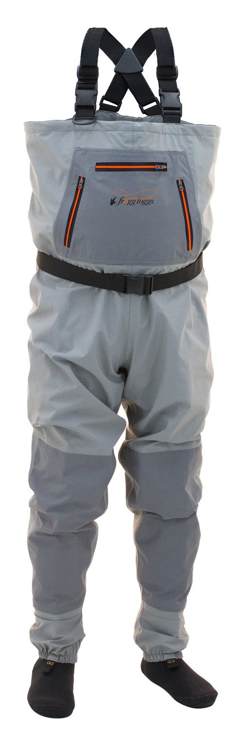 Frogg Toggs Hellbender Men S Stockingfoot Chest Waders for Fishing with Dripore Gen 2 Slate/Gray Extra Large