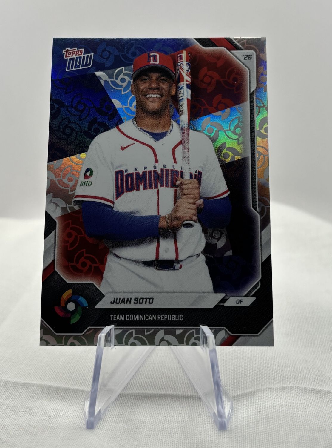 2026 Topps Now WBC - Team Dominican Republic - Juan Soto #DR01 - Logo Refractor