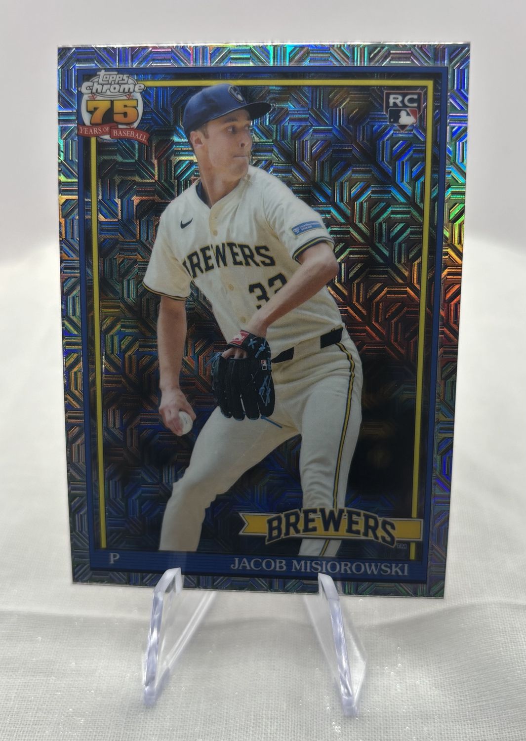 2026 Topps Series 1 - '1991' Chrome Silver Mojo Jacob Misiorowski #91C-54