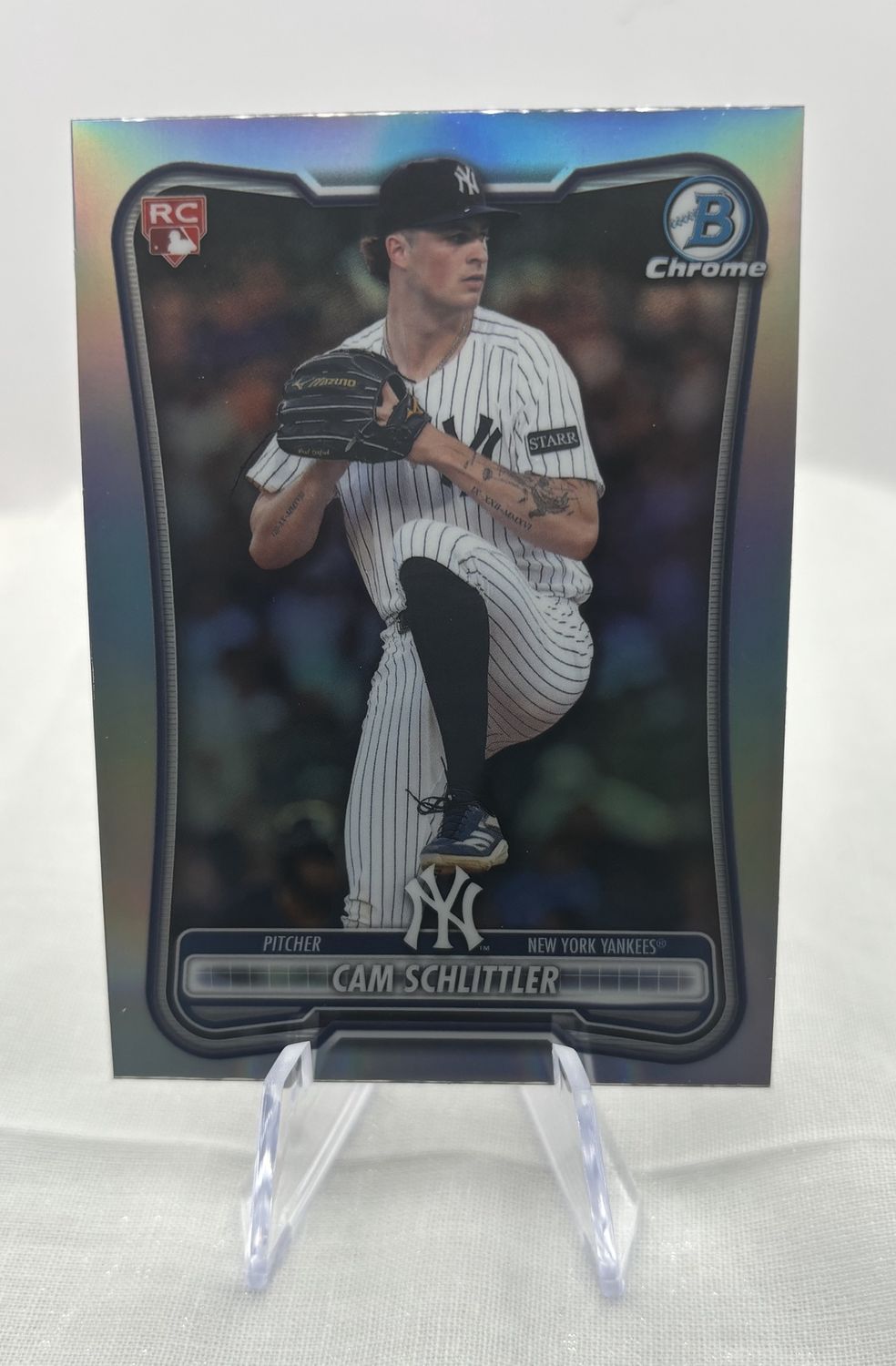 2026 Bowman - Cam Schlittler - Red Rookie #53 (Chrome Refractor)