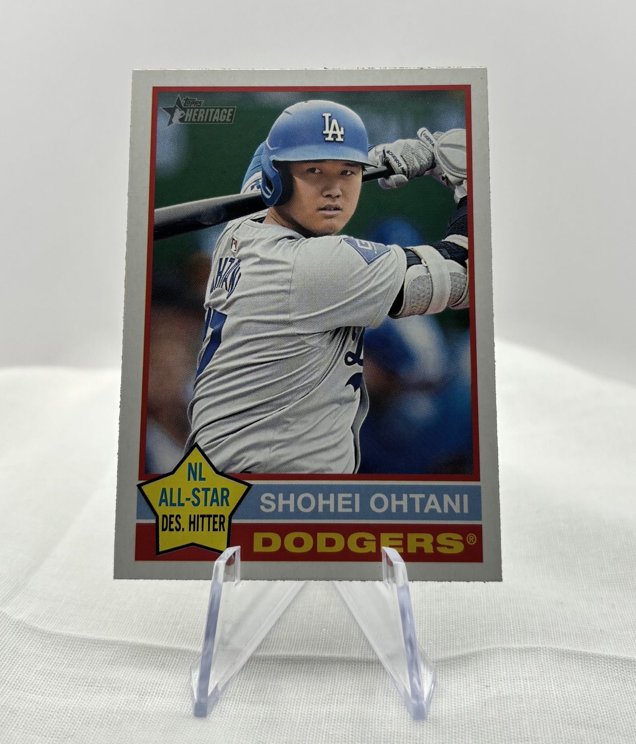 2025 Topps Heritage - Shohei Ohtani #148 (Upside Bat Variation)