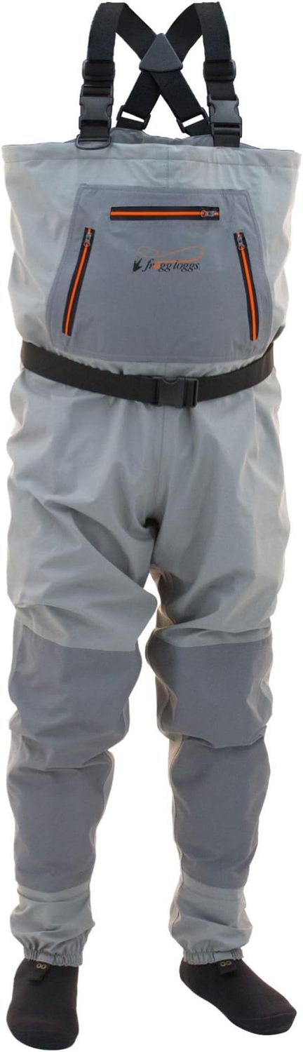 FROGG TOGGS Hellbender Breathable Waterproof Stockingfoot Fishing Chest Wader for Fishing