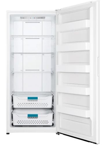 Hisense 21.2 cu. ft. Garage Ready Frost Free Convertible Upright Freezer in White - Retail $799.99