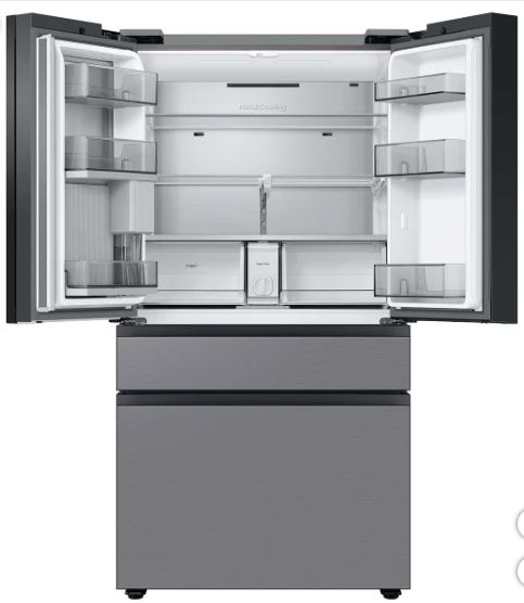 Samsung 29 cu. ft. Bespoke 4-Door French Door Smart Refrigerator with Beverage Center - Retail $2149.99