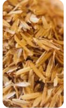 Rice Hulls bag,  0.134 cubic  yard