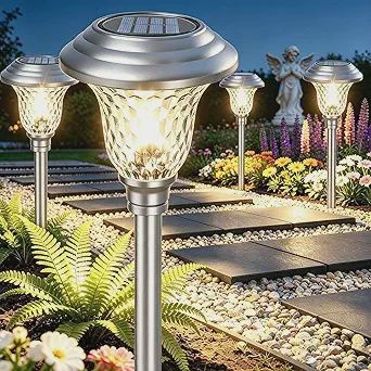 Solar Pathway Lights Set of 8 Retail $29.99