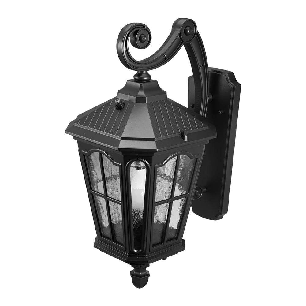 Koda Outdoor Dusk-to-Dawn Outdoor LED Coach Light Wall Sconce  Black - NEW - Retail $49.99