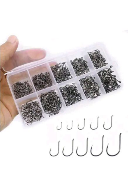 High carbon steel fish hooks