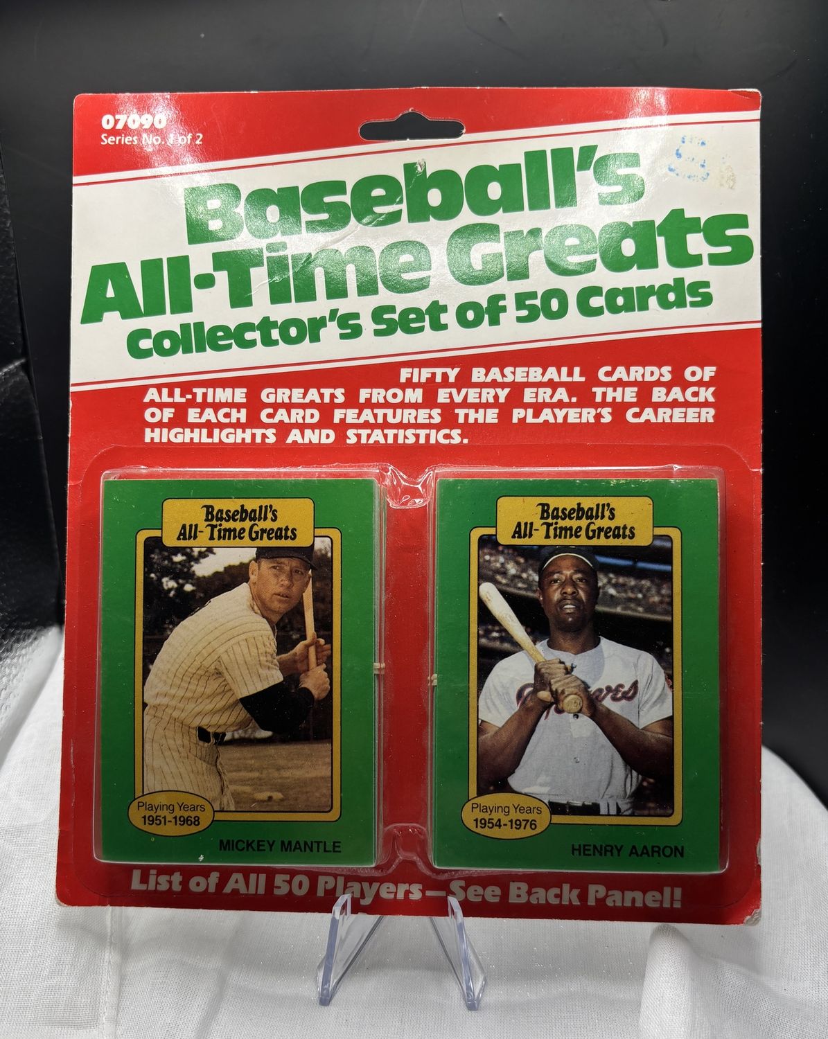 1987 Hygrade Baseball's All-Time Greats 50-Card Set