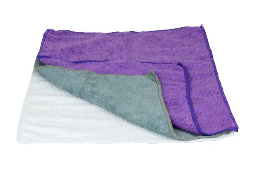 Shop Detailer's Choice Microfiber Wash Towels (3-Pack) - Retail $4.78