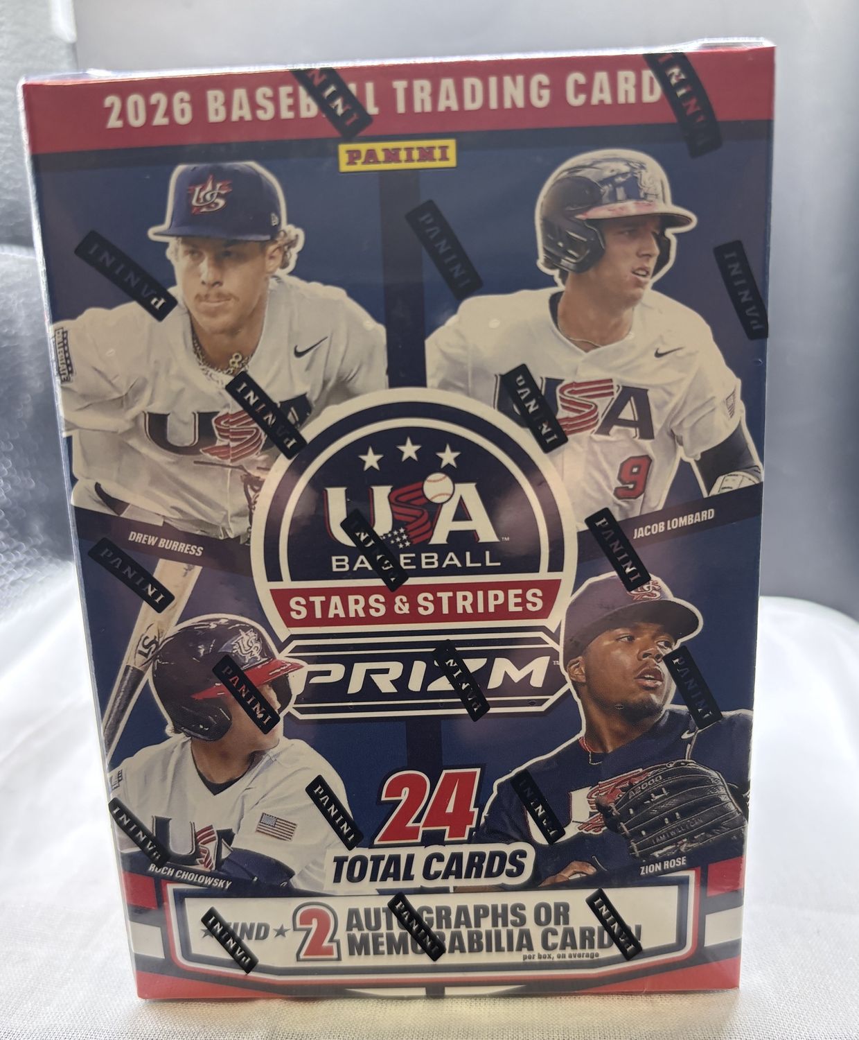 2026 Panini Prizm USA Stars and Stripes Baseball - Blaster Box