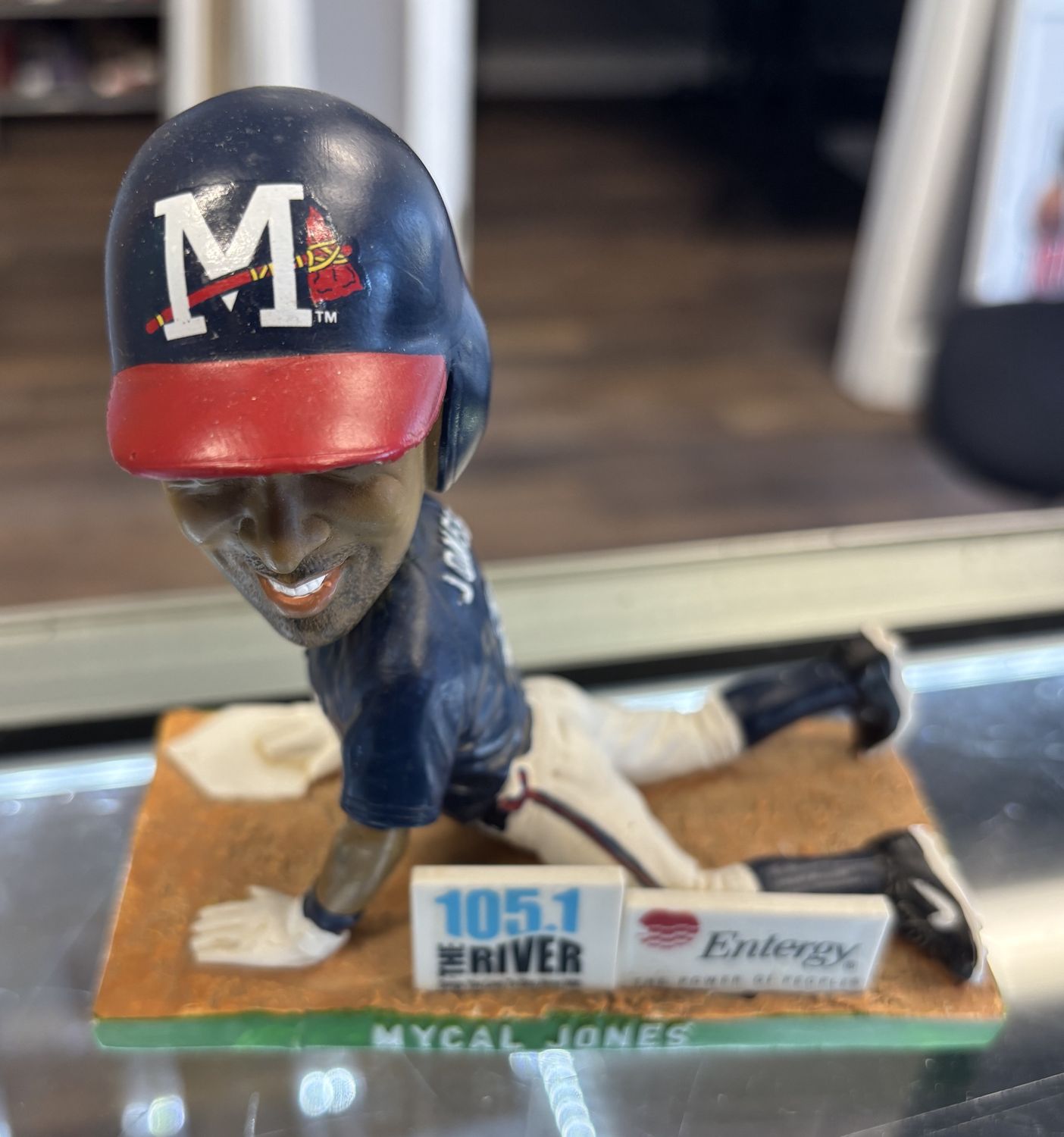 Mychal Jones 2015 Mississippi Braves Bobblehead SGA