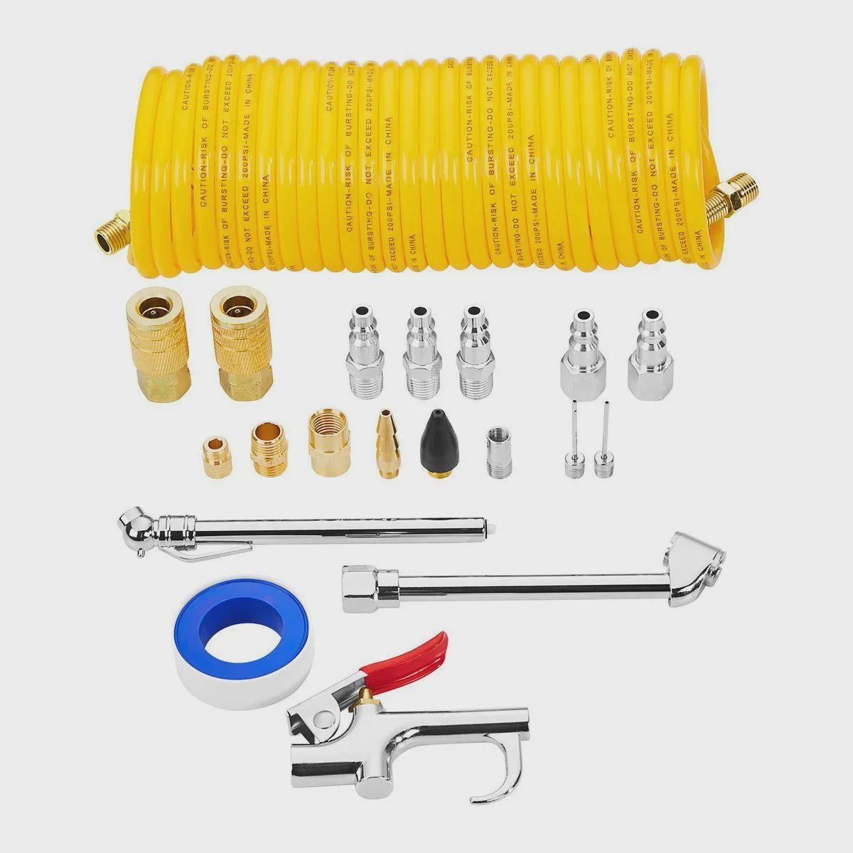 CENTRAL PNEUMATIC Air Compressor Starter Kit, 20-Piece - Retail $12.97