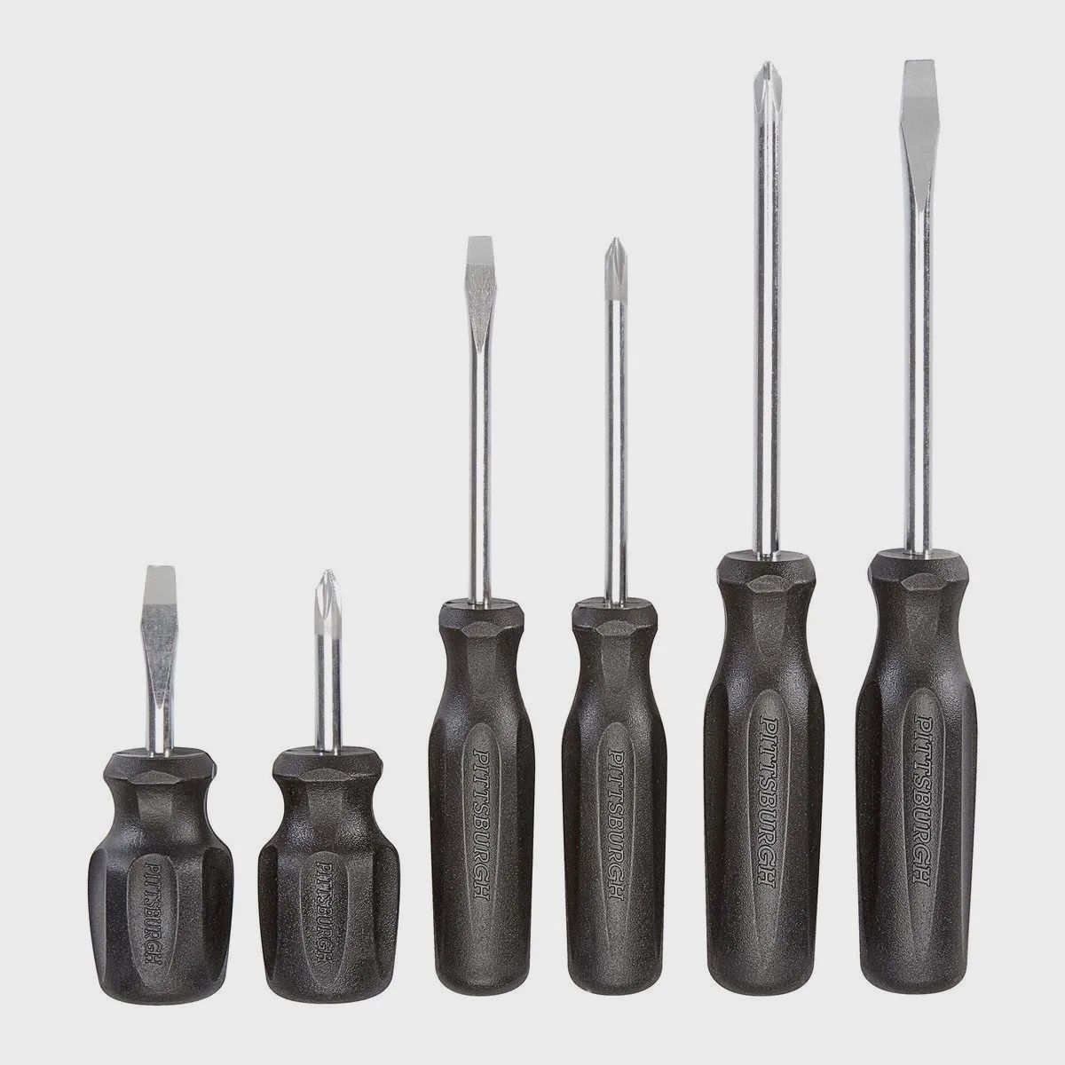 PITTSBURGH Screwdriver Set, 6-Piece - Retail $2.99