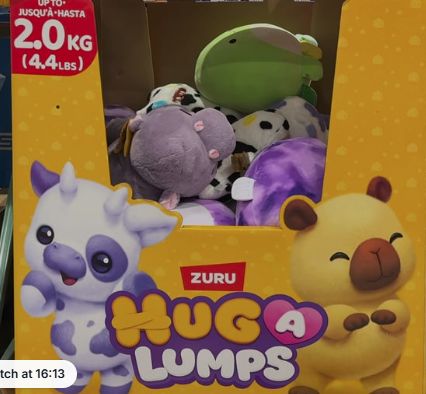 30" WEIGHTED PLUSH - Retail $24.99