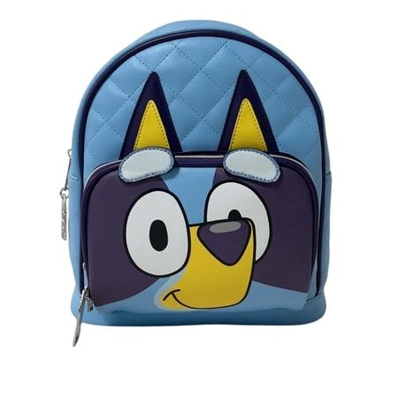 BBC Bluey Women s Quilted Mini Backpack  Light Blue - Retail $29.00