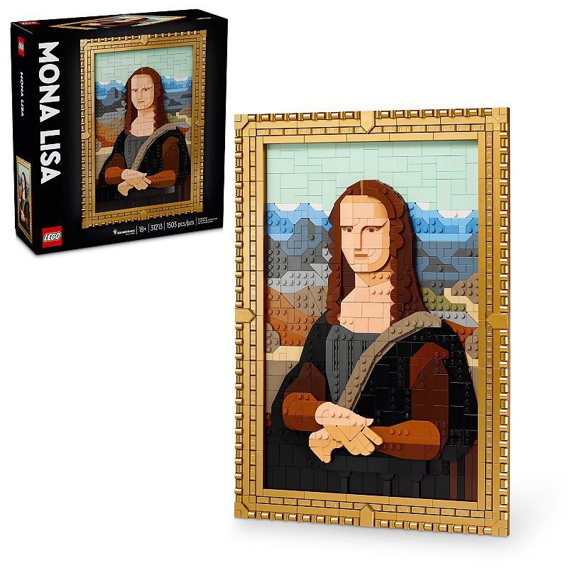 LEGO Art Mona Lisa Buildingl Display  Ages 18+ - - Retail $75.00