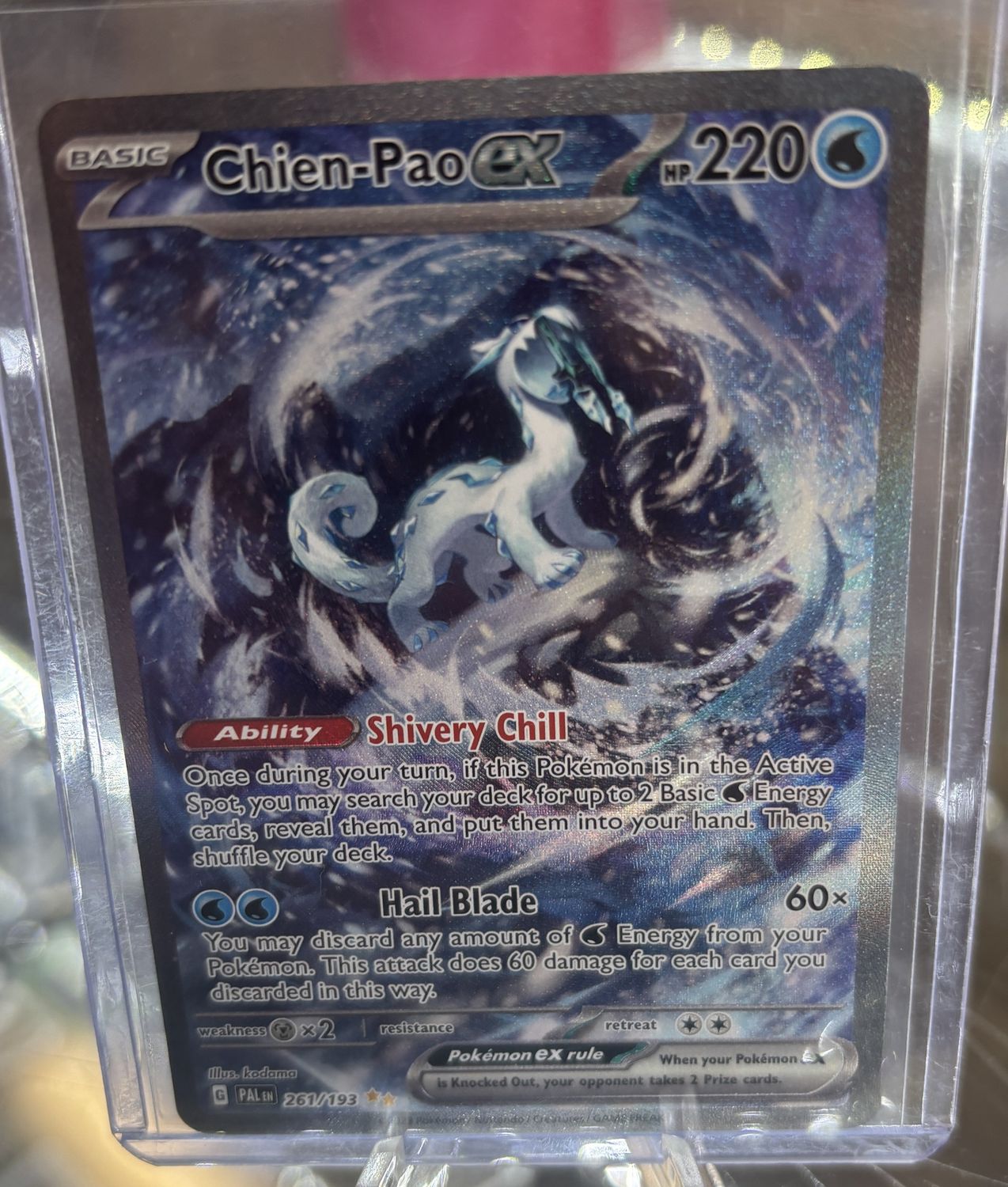 Chien-Pao ex 261/193 Sv02: Paldea Evolved