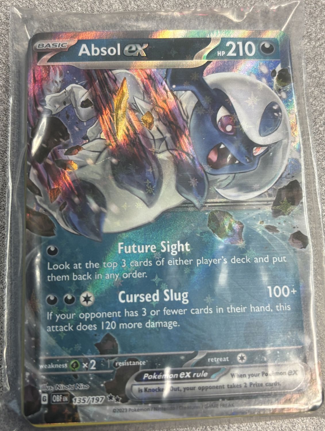 25- Card Pokemon Starter Mini-Pack (Absol ex Psychic)