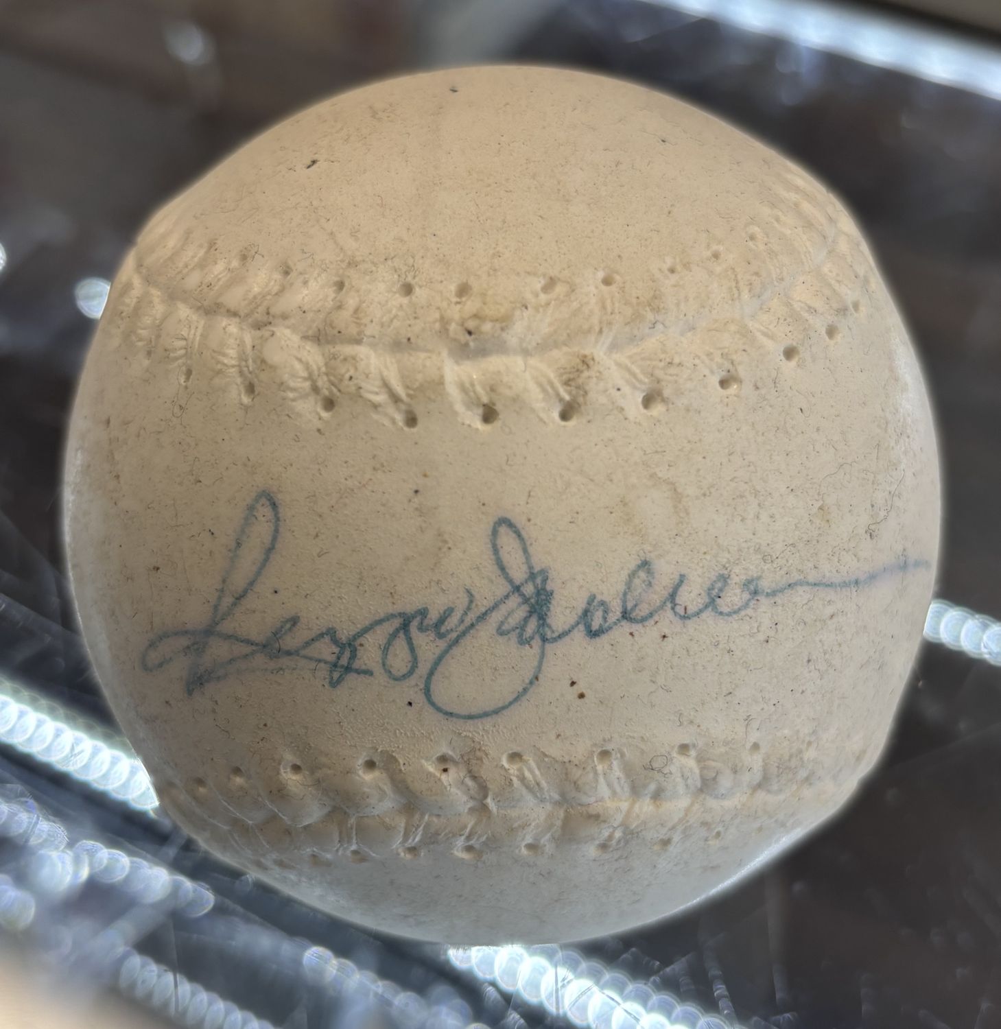Reggie Jackson Signed Softball