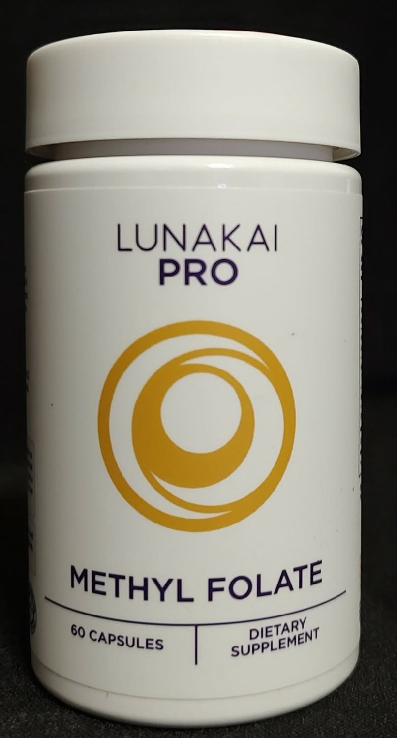 Lunakai Pro Methyl Folate Dietary Supplement 60 Capsules Pills