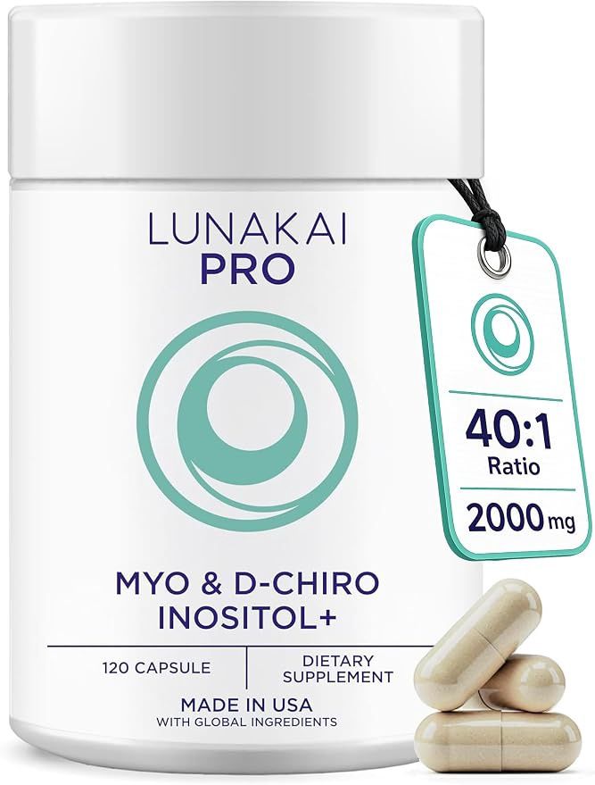 Lunakai Myo-Inositol D-Chiro Inositol for Women 40