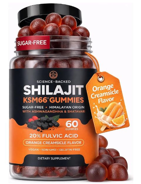 Sugar-Free Himalayan Shilajit Gummies for Men and Women - Retail $18.95