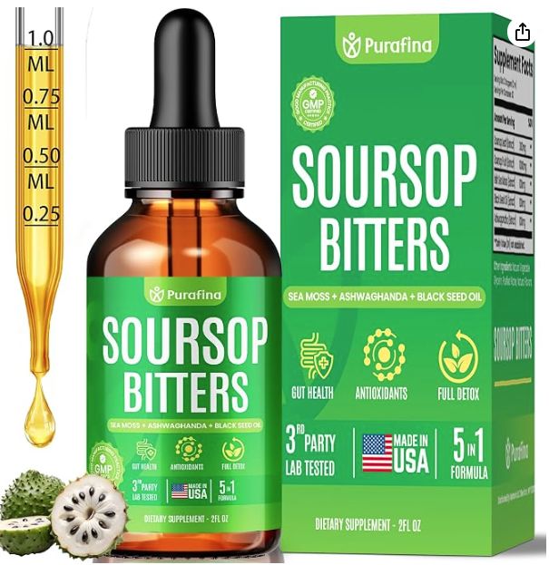Soursop Bitters Liquid Drops - Retail 19.95