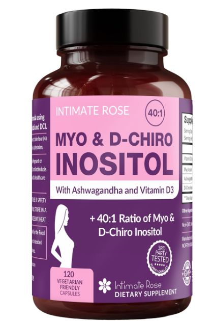 Myo-Inositol &amp; D-Chiro Inositol for Hormone Balance for Women - Retail $24.99