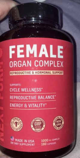 Next Form Grass Fed Beef Organ Supplement 6 in 1 Complex Women - Retail $12.99