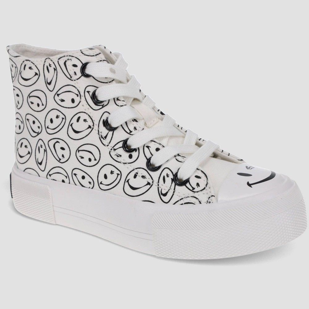 Joe Boxer Kids Sneakers - Smiley Face Pattern - Size 5 - Pull-On - Retail - $19.50