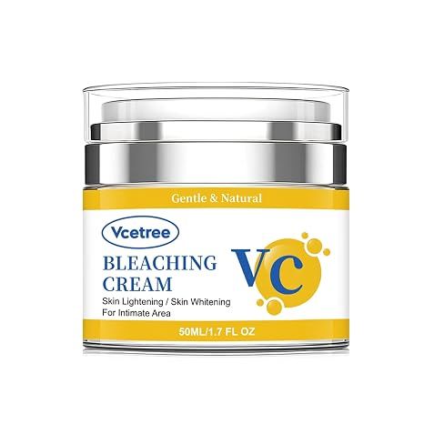 Skin Bleaching Cream for Body Intimate Areas, Private Parts, Underarm, Knees, Elbows, Inner Thigh, Bikini Area, armpit, Skin Lightening Whitening Cream Dark Spot Remover for Intimate Areas 1.7FL OZ