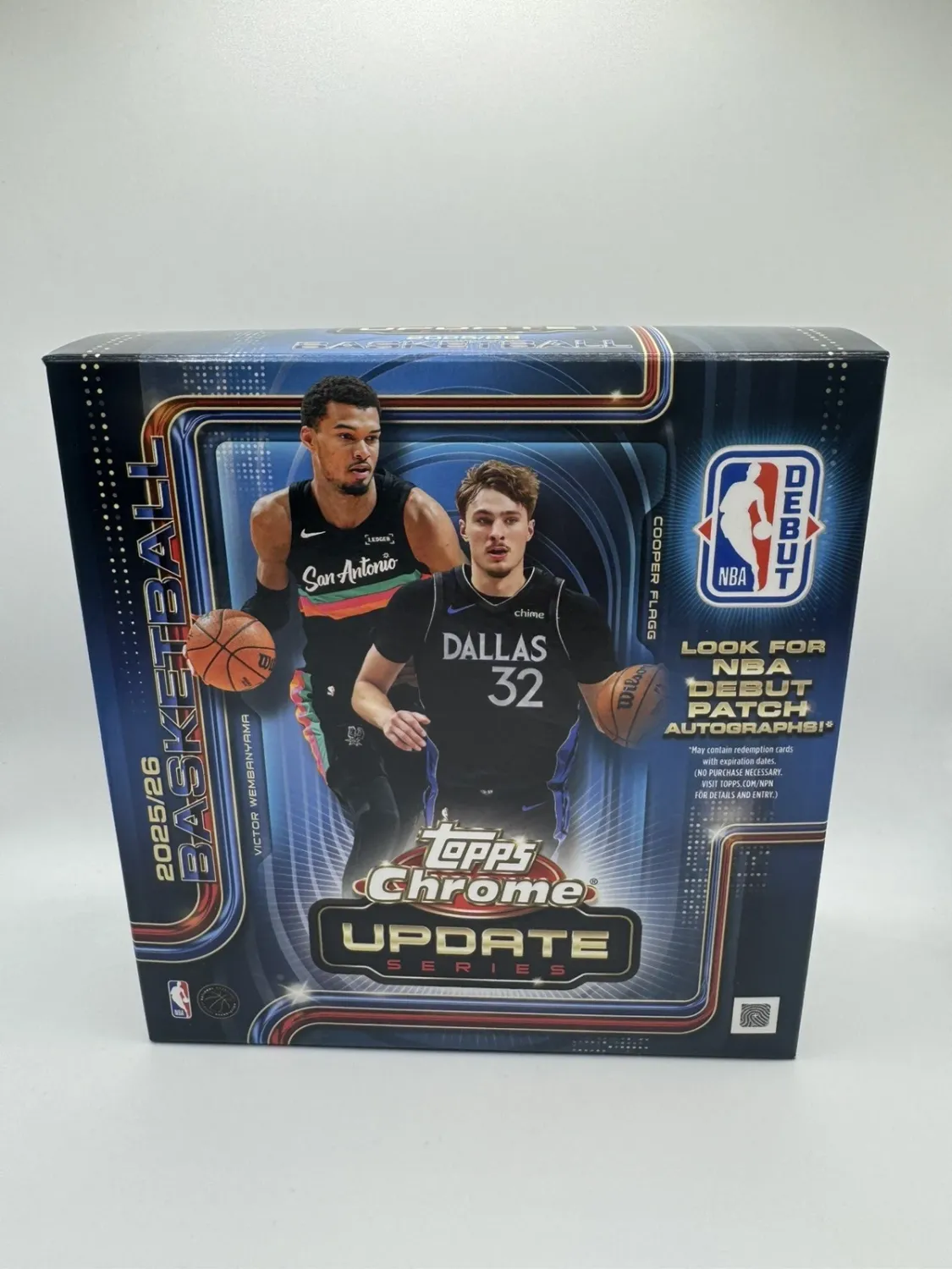 2025 2026 TOPPS CHROME UPDATE Basketball MEGA BOX NBA (New - Plastic was removed by Topps)