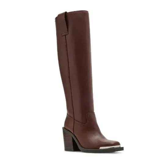 Madden Girl Dollee Cognac Tall Boots - Size 8 - Retail - $80